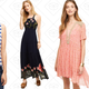 Groundwork Tank, $42 | Tulipan Maxi Dress, $84 | Morning Glory Swing Dress, $49 | Girlfriend Day Skirt, $42